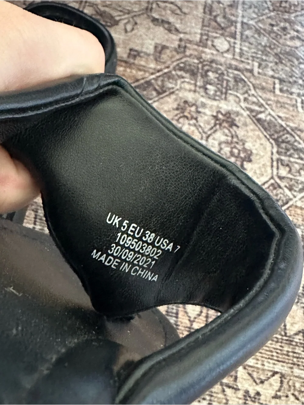 ASOS Black Platform Slide Sandals with Wide Strap